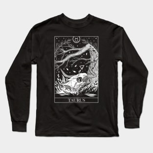 Zodiac sign tarot card Taurus Long Sleeve T-Shirt